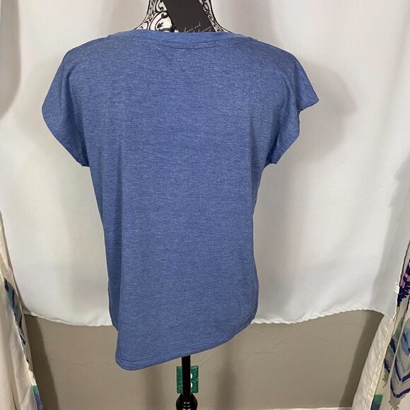Jane & Delancey blue “blessed” short sleeve t-shirt with drawstring - Picture 6 of 8